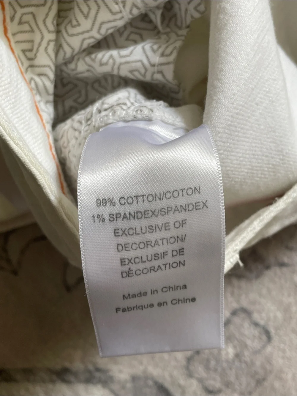 Crisp White Straight-Leg Pants